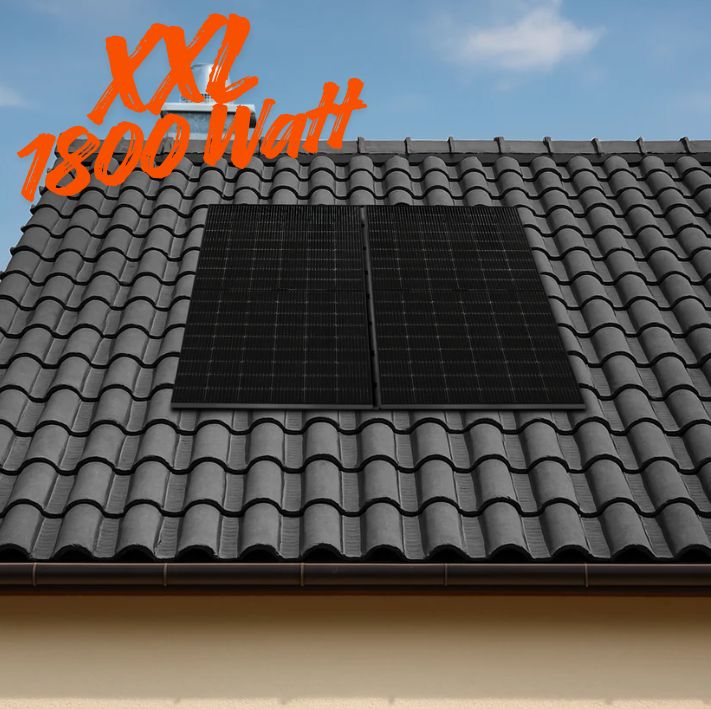 Stecker-Solaranlage Ziegeldach 1800 Watt